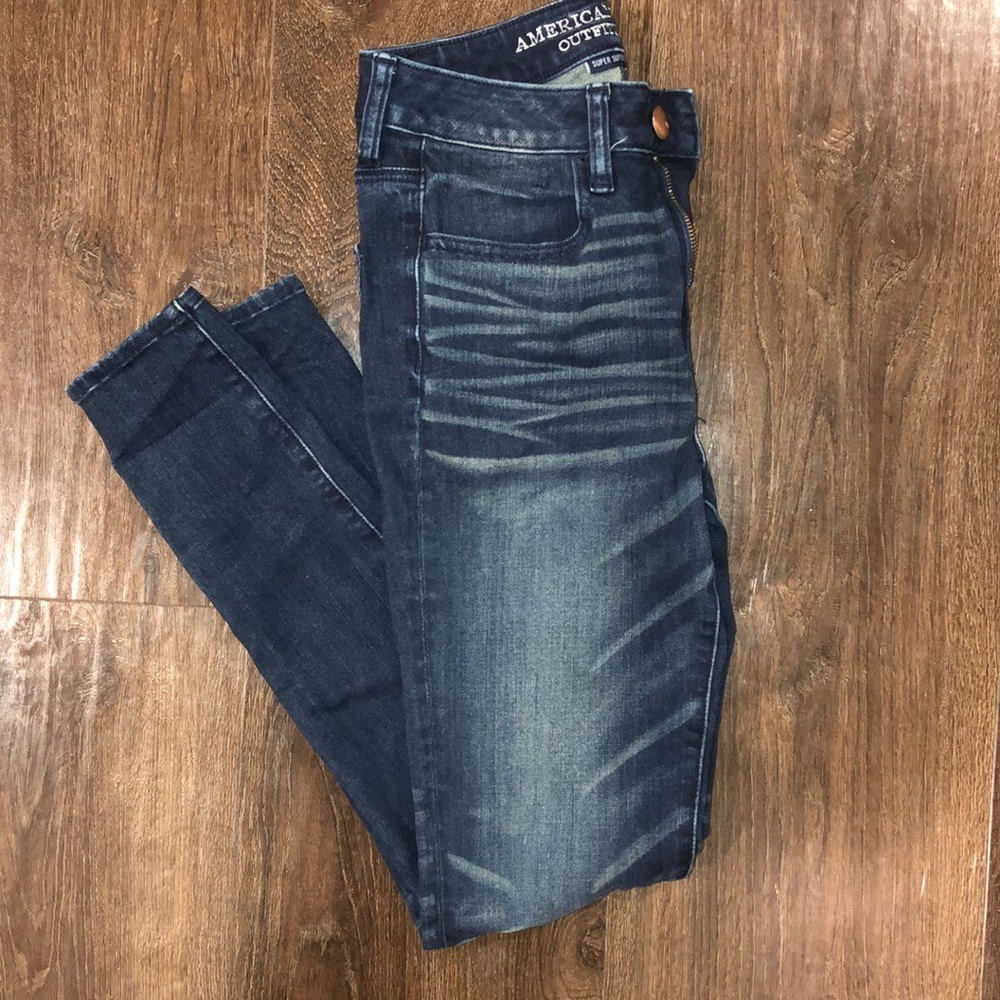 American Eagle Hi Rise Jeggings Super Stretch